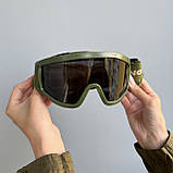 Тактичні окуляри на шолом , фірмові single sword окуляри військові, окуляри для стрільби, фото 3