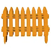 Декоративний парканчик 7 секцій 3.15 м Жовтий