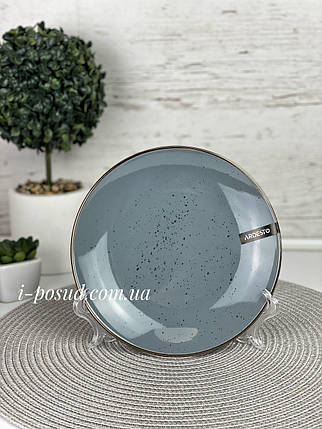 Тарілка десертна 19 см Ardesto Bagheria Grey AR2919GREY, фото 1