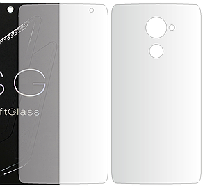 Бронеплівка для Blackberry Dtek 60 комплект: для передньої і задньої панелі зносостійка поліуретанова SoftGlass