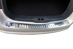 Накладка на задній бампер OmsaLine глянець (SW, нерж) для Opel Astra H 2004-2013 рр