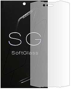 Бронеплівка для Doogee S55 на екран зносостійка поліуретанова SoftGlass