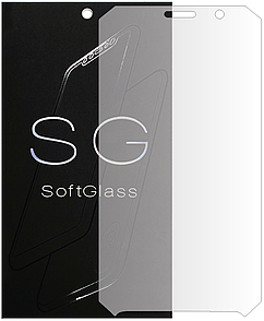 Бронеплівка для Doogee s60 на екран зносостійка поліуретанова SoftGlass