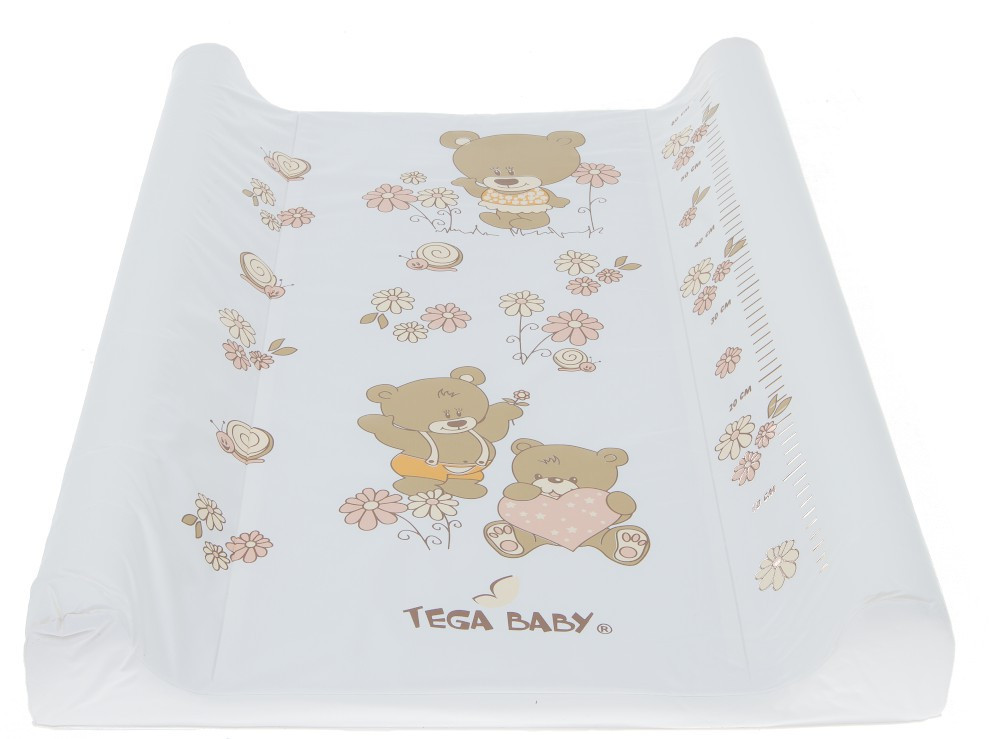 Пеленальная дошка Tega Teddy Bear MS-009 118 white pearl