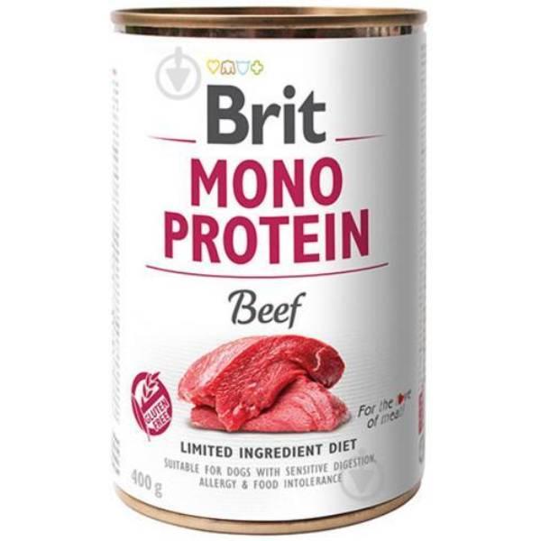 Корм для собак Брит із яловичиною Brit Mono Protein Dog k 400г