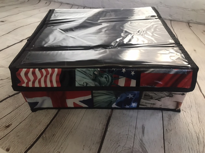 Органайзер для білизни 16 секцій, з прозорою кришкою. USA Прапор