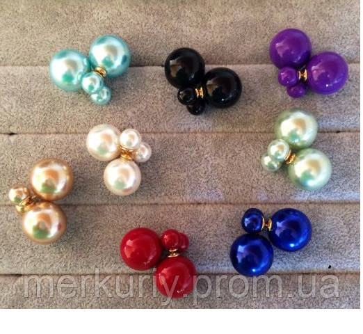 Сережки пусети Dior
