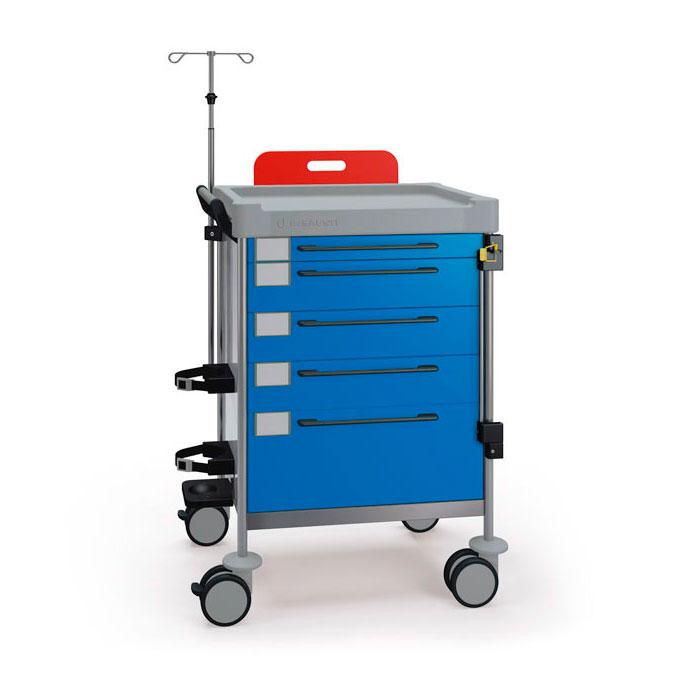 Простий візок для невідкладної допомоги 1272 B серії 100 Insausti, фото 1