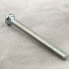 Гвинт М 3х35 мм DIN 7985 з напівкруглою головкою оцинкований, фото 3