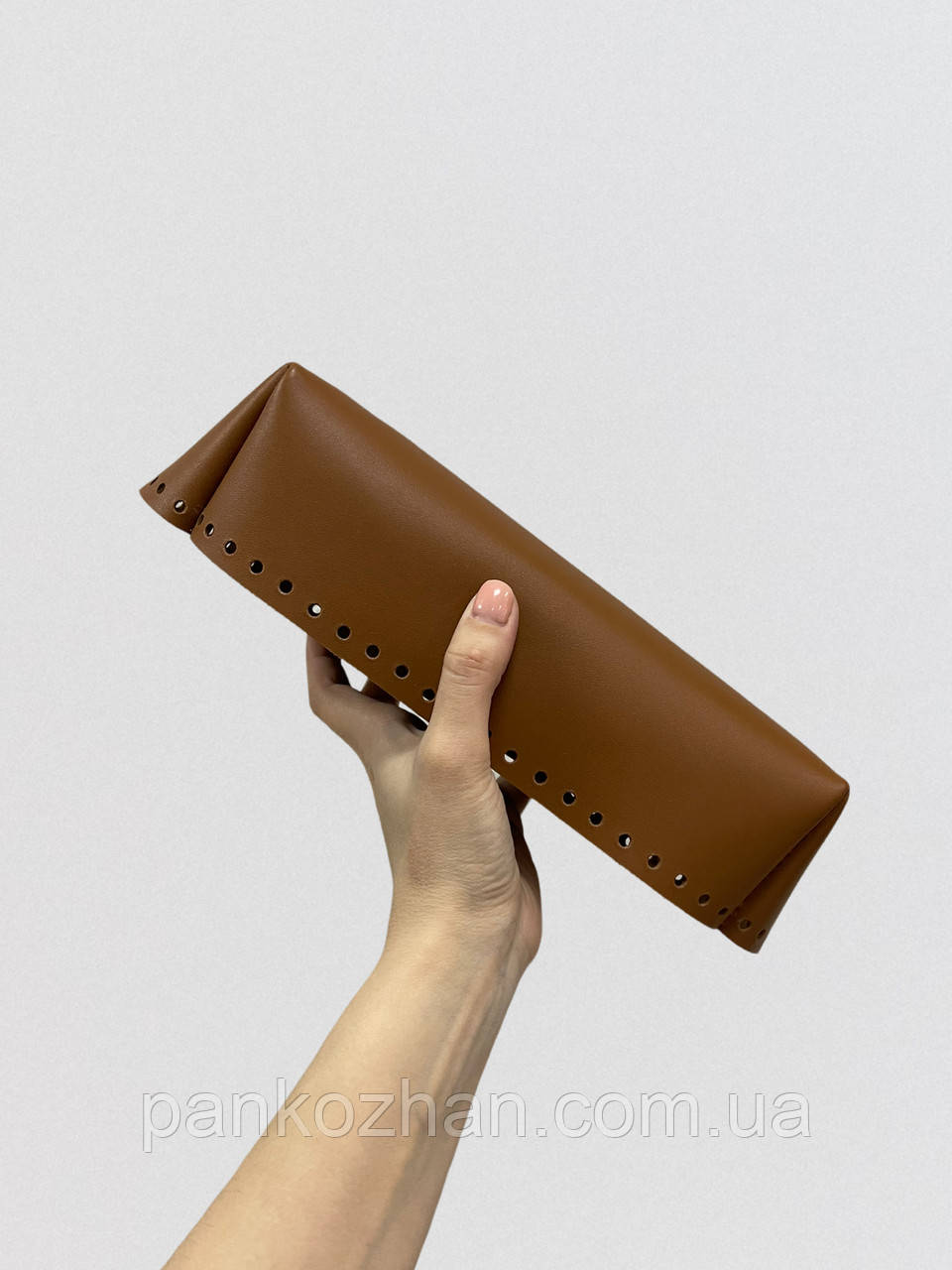 Дно сумки/рюкзака високе, натуральна шкіра, 24х12х6 см, укріплене картоном (колір будь-який з палітри), фото 1