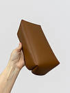 Дно сумки/рюкзака високе, натуральна шкіра, 24х12х6 см, укріплене картоном (колір будь-який з палітри), фото 2