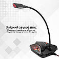 Мікрофон Promate Streamer LED, USB Maroon (streamer.maroon), фото 2