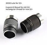 Перехідник під акумулятор 18350 для Convoy S2+ чорний, фото 2