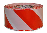 Стрічка градювальна (сигнальна) 500 м червоно-біла (ширина 70 мм)