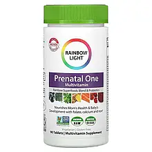 Rainbow Light, Prenatal One Вітаміни для вагітних, 90 таблеток