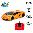 Автомобіль KS Drive на р/к - Lamborghini Aventador LP 700-4 (1:24, 2.4Ghz, оранжевий) 124GLBO, фото 7