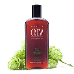 Засіб для догляду за волоссям та тілом 3-в-1 American Crew Classic Tea Tree 450 мл