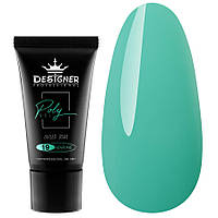 Полігель (Дизайнер Професіонал) для нарощування та зміцнення нігтів, 30 мл. Marine №19