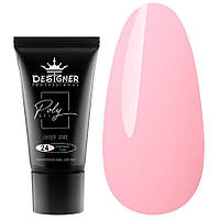 Полігель (Дизайнер Професіонал) для нарощування та зміцнення нігтів, 30 мл. Portrait pink №24