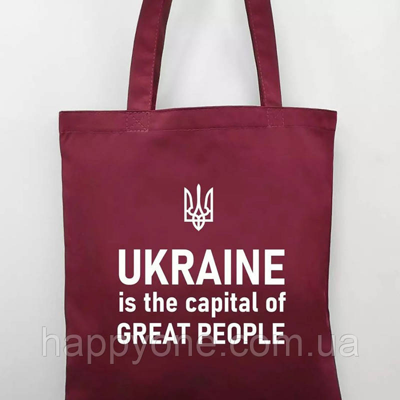 Еко сумка Market Ukraine is the capital of great people