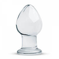 Пробка стекло прозрачная Gildo Glass Buttplug No. 26