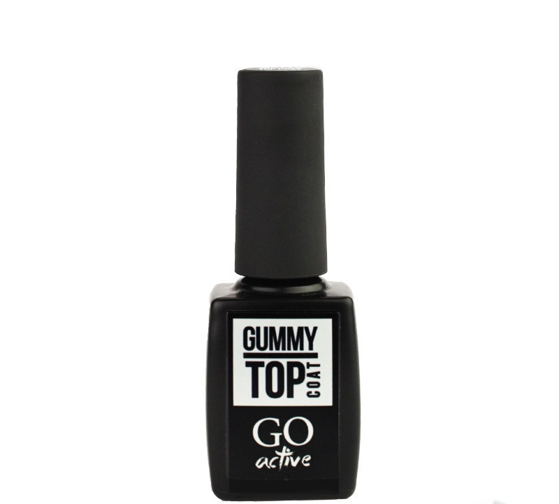 Закріплювач каучуковий для гель-лаку GO ACTIVE Gummy Top Coat 10 мл