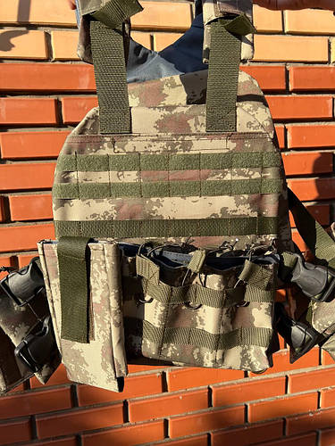 Плитоноска для бронежилета 4 кармана для плит, легкая армейская ...