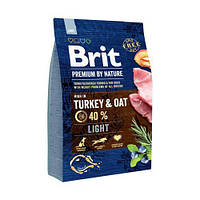 Brit Premium Dog Light 3 кг с индейкой(Брит)