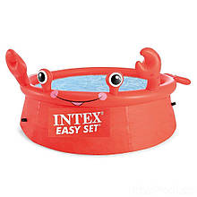 Intex Басейн надувний Crab Easy Set