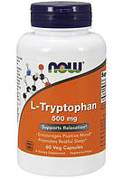 Now Foods L-Tryptophan 500 mg 60 вег капсул