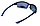 Поляризаційні окуляри BluWater Daytona-1 Polarized (gray) сірі у чорно-синій оправі, фото 4