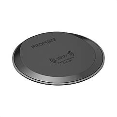 Бездротове зарядний пристрій Promate AuraPad-15W Grey (aurapad-15w.grey)