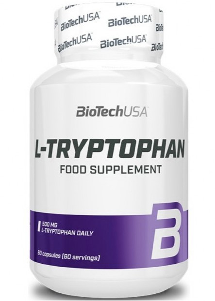 L-триптофан 500мг BioTech L-Tryptophan 60 caps