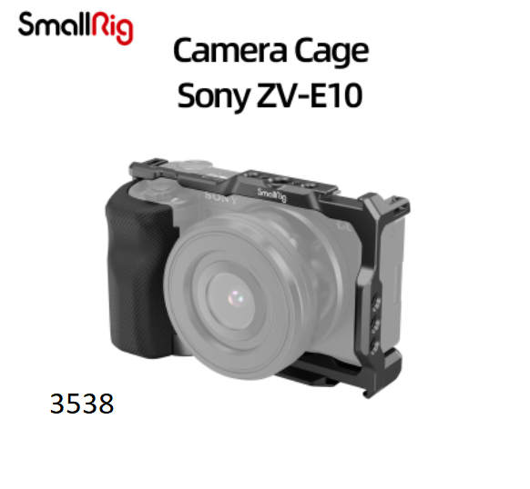 Аксесуар SmallRig Camera Cage with Grip for Sony ZV-E10 3538 (3538)