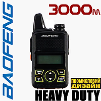 Рация Baofeng BF-T1, UHF 400-470МГц 2W, мини формат, фонарик, SOS кнопка, дальность до 3км, ОРИГИНАЛ