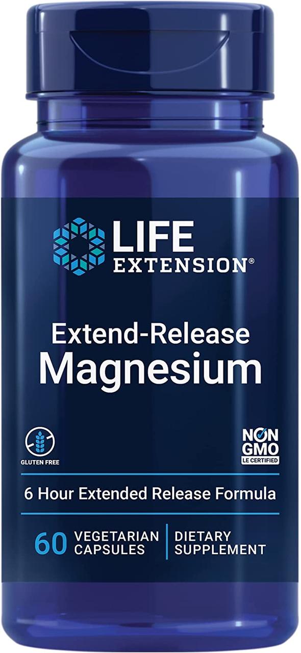 Life Extension Magnesium Extend-Release/ Магній пролонгованої дії 60 капсул