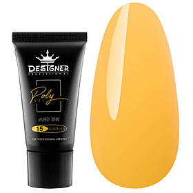 Полігель Дизайнер  для нарощування та зміцнення нігтів, 30 мл. Dandelion №15
