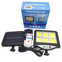 Ліхтар вуличний акумуляторний Light BL BK128-6COB з пультом на сонячній батареї Вуличний світильник