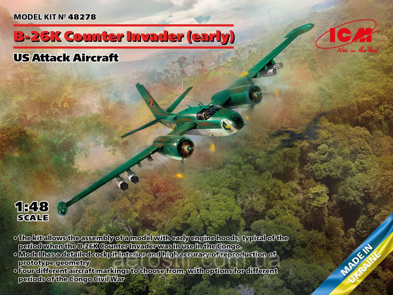 B-26K Counter Invader (ранний) 1/48 ICM 48278