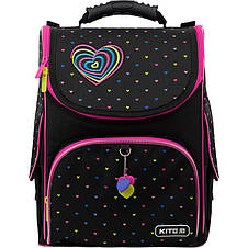 Рюкзак Kite Education каркасний K22-501S-4 (LED) Hearts, фото 2
