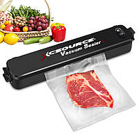 Вакуумний пакувальник для харчових продуктів Vacuum Sealer, Чорний / Домашній автоматичний вакууматор