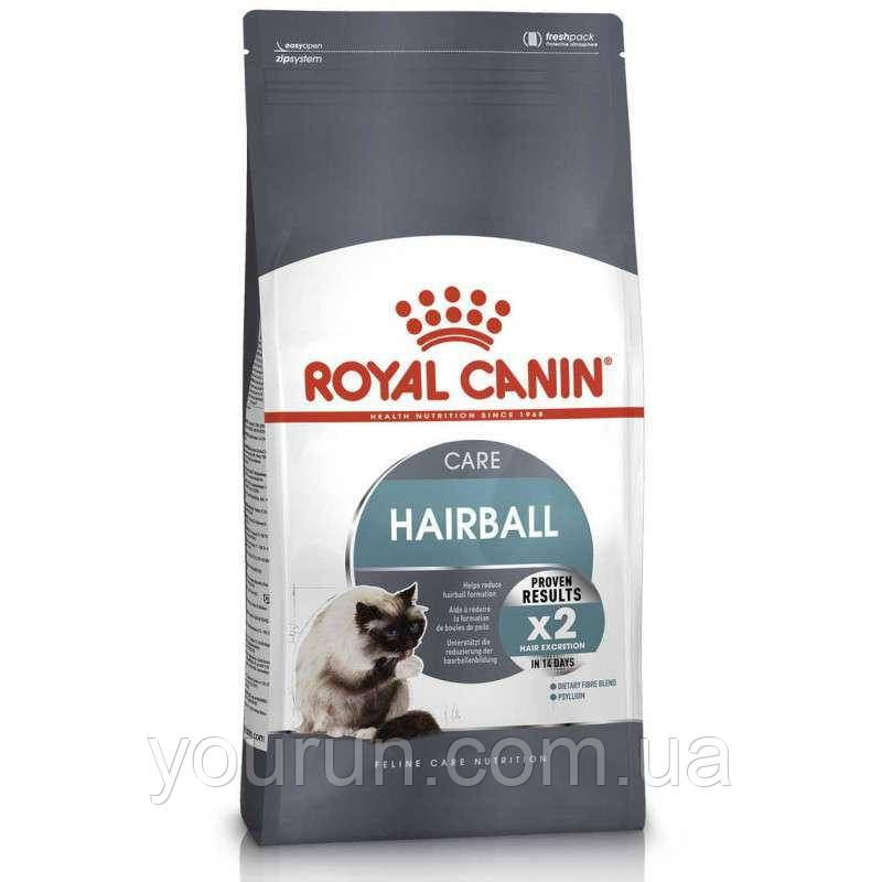 Royal Canin (Роял Канін) Hairball Care - корм сприяє виведення шерсті для дорослих кішок 2 кг