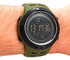 Армійський наручний годинник зелений протиударний водонепроникний Skmei Оригінал, фото 7