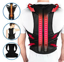 Корсет для корекції постави ортопедичний  Back Pain Help Support Belt корсет для спини (Розмір XL)