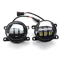 Противотуманные фары 4 дюйма 70 ват Cree Jeep Wrangler JK птф Led 100 мм / Honda / Nissan / Subaru