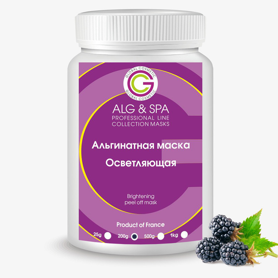 Альгінатна маска для обличчя Alg&Spa, 200 гр