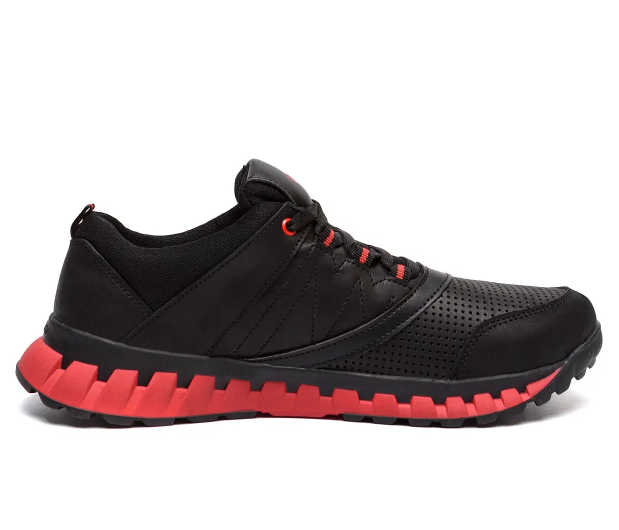 Чоловіча шкіряна летюча кросівка, перфорація Merrell black