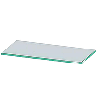 Скляна полиця настінна навісна універсальна прямокутна Commus PL15 PC (180х600х8мм), фото 1