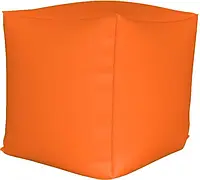 Пуф куб Оранжевый M - 45х45х45