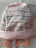 Шапочка для новонародженої Kiki, розмір 38 Eva ( Польща)., фото 4